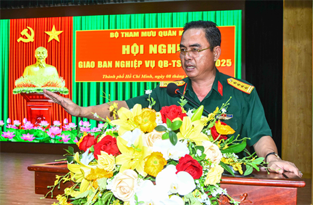 Bộ Tham mưu Quân khu giao ban nghiệp vụ Quân báo - Trinh sát quý 1 năm 2025