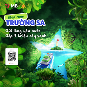 MB phát động chương trình trồng 1 triệu cây xanh cho Trường Sa