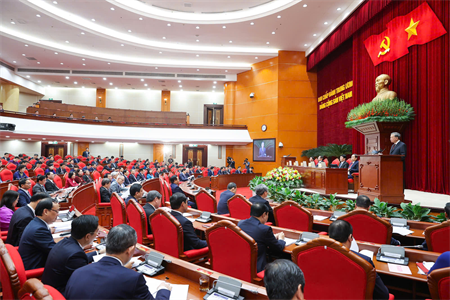 Thông cáo báo chí ngày làm việc thứ nhất Hội nghị lần thứ 11 Ban Chấp hành Trung ương Đảng khóa XIII