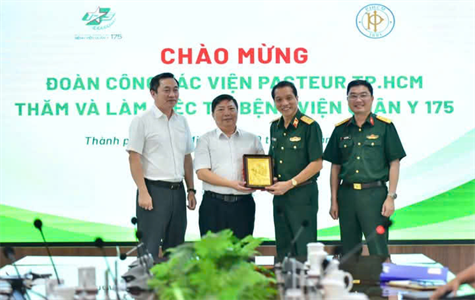Bệnh viện Quân y 175 tăng cường hợp tác chuyên môn y tế với Viện Pasteur TP Hồ Chí Minh