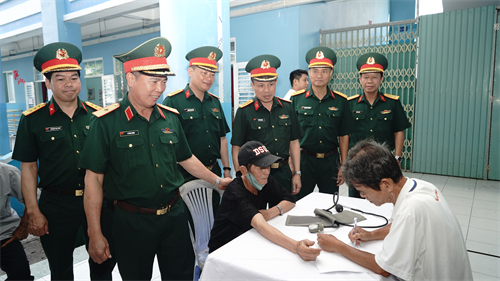 Tổng cục II tổ chức chương trình quân dân y tại huyện Củ Chi (TPHCM)