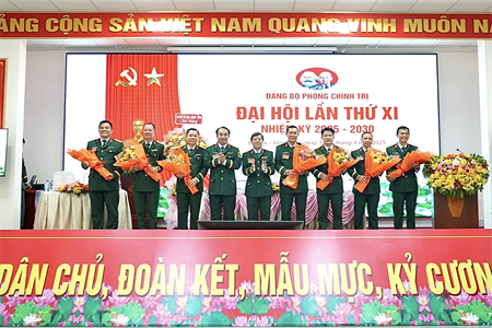 Đảng bộ Phòng Chính trị, Bộ CHQS tỉnh Bà Rịa - Vũng Tàu tổ chức thành công Đại hội lần thứ XI, nhiệm kỳ 2025 - 2030