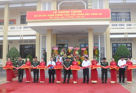 ​Khánh thành dự án xây dựng doanh trại Tiểu đoàn Đặc công 60