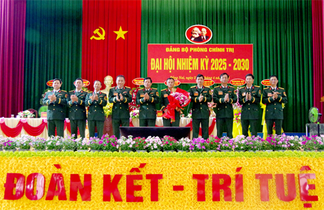 Đảng bộ phòng Chính trị, Sư đoàn 309  tổ chức đại hội nhiệm kỳ 2025 – 2030