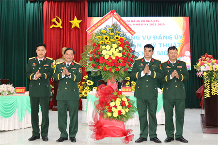 Đại hội Đảng bộ Kho K75 nhiệm kỳ 2025 - 2030
