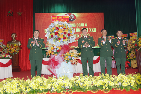 Đảng bộ Trung đoàn 4 tổ chức thành công đại hội đại biểu làm trước