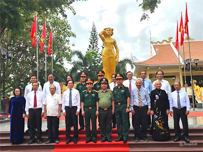 Đại tướng Phan Văn Giang dự lễ khánh thành Công viên tượng đài, Nhà lưu niệm Anh hùng liệt sĩ Võ Thị Sáu