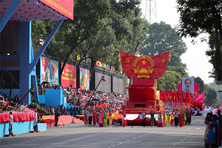 Tổng duyệt Lễ diễu binh, diễu hành cấp quốc gia kỷ niệm 50 năm Ngày Giải phóng miền Nam, thống nhất đất nước