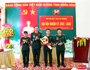 Chi bộ Đội y học dự phòng tổ chức Đại hội nhiệm kỳ 2025-2030