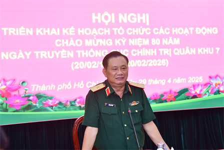 Triển khai kế hoạch kỷ niệm 80 năm ngày truyền thống Cục Chính trị Quân khu 7