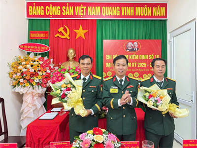 Đại hội Chi bộ Trạm kiểm định 16 nhiệm kỳ 2025 - 2030 thành công tốt đẹp