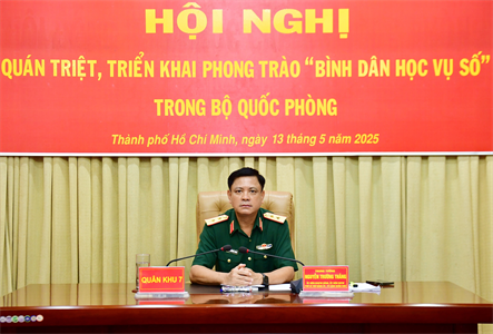 Bộ Quốc phòng quán triệt, triển khai phong trào “Bình dân học vụ số”