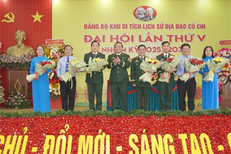 Đảng bộ Khu di tích lịch sử Địa đạo Củ Chi tổ chức thành công Đại hội Đảng bộ lần thứ V, nhiệm kỳ 2025-2030