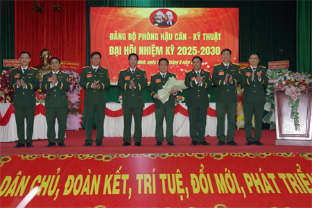 Đảng bộ Phòng Hậu cần - Kỹ thuật, Sư đoàn 5  tổ chức Đại hội nhiệm kỳ 2025-2030