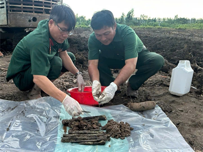 Huyện Bến Lức, tỉnh Long An quy tập 2 bộ hài cốt liệt sĩ