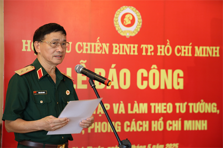 Hội Cựu chiến binh TPHCM tổ chức Lễ báo công dâng Bác