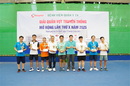 Bệnh viện Quân y 7A tổ chức giải quần vợt truyền thống mở rộng lần thứ X
