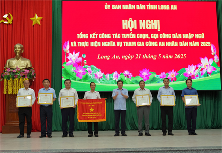 Tỉnh Long An tổng kết công tác tuyển quân năm 2025