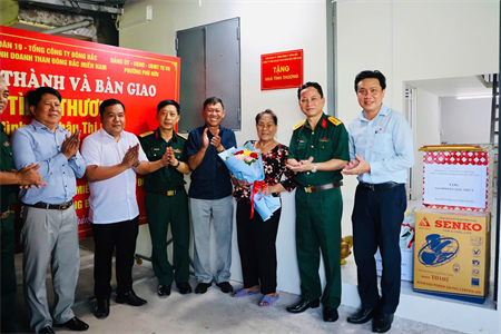 Công ty kinh doanh than Đông Bắc miền Nam bàn giao Nhà đồng đội, Nhà tình thương tại TP. Thủ Đức, TPHCM