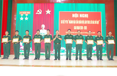 Sư đoàn 9 sơ kết phong trào thi đua “Ngành Hậu cần Quân đội làm theo lời Bác Hồ dạy”