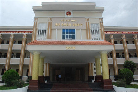 Nghiệm thu công trình Sở Chỉ huy Sư đoàn 317