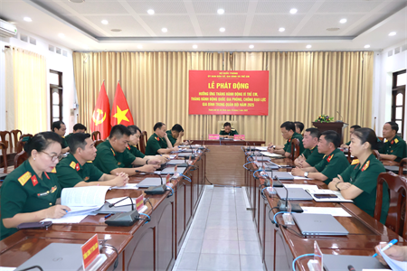 Lễ phát động hưởng ứng Tháng hành động vì trẻ em và phòng chống bạo lực gia đình trong Quân đội năm 2025