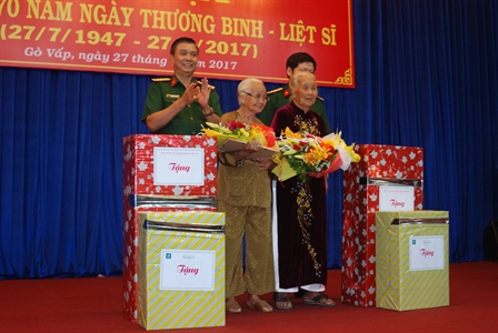 Quận Gò Vấp, Thành phố Hồ Chí Minh họp mặt kỷ niệm 70 năm ngày Thương binh Liệt sĩ