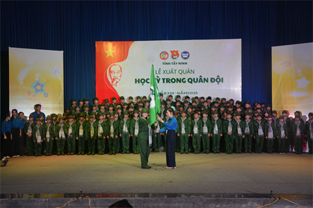 Tỉnh Tây Ninh tổ chức chương trình “Học kỳ trong Quân đội” năm 2025