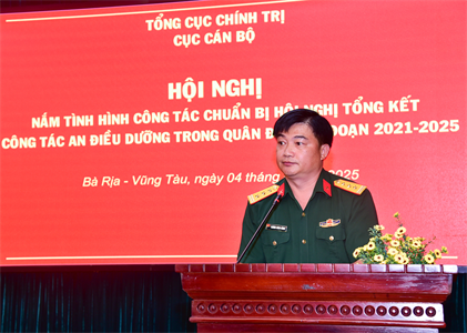 Nâng cao chất lượng công tác an điều dưỡng trong Quân đội