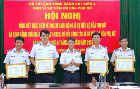 Bộ Tư lệnh Vùng Cảnh sát biển 3: Nỗ lực thúc đẩy bình đẳng giới, nâng cao vai trò phụ nữ giai đoạn 2021-2025
