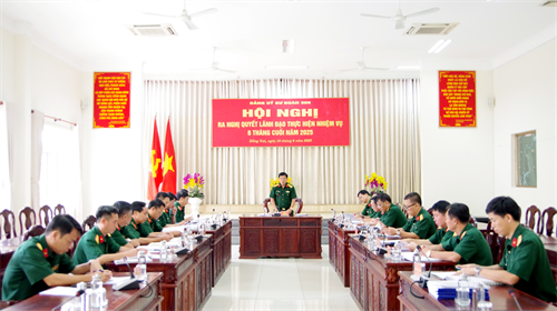Đảng ủy Sư đoàn 309 lãnh đạo hoàn thành tốt nhiệm vụ 6 tháng đầu năm 2025