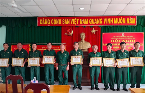 Hội Cựu chiến binh tỉnh Đồng Nai hoàn thành tốt nhiệm vụ giữa nhiệm kỳ 2022- 2027