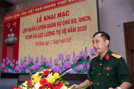 Công ty Tây Nam khai mạc huấn luyện quân sự năm 2025