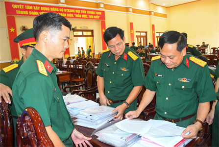 Cục Chính trị Quân khu 7 kiểm tra hoạt động công tác Đảng, công tác Chính trị tại Sư đoàn 309