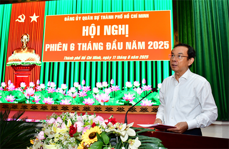 Đảng ủy Quân sự TP.HCM lãnh đạo hoàn thành tốt nhiệm vụ quân sự, quốc phòng 6 tháng đầu năm 2025