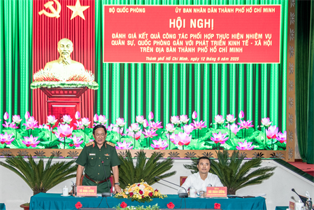 Phối hợp thực hiện nhiệm vụ quân sự, quốc phòng gắn với phát triển kinh tế - xã hội giữa Bộ Quốc phòng và Thành phố Hồ Chí Minh