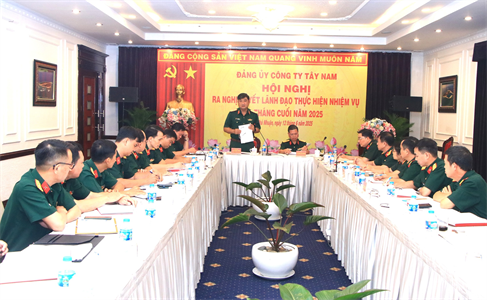 Công ty Tây Nam thực hiện đạt và vượt nhiều chỉ tiêu trong 6 tháng đầu năm 2025