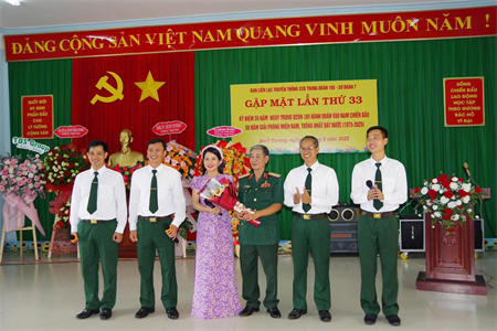 Ban liên lạc truyền thống Cựu chiến binh Trung đoàn 165, Sư đoàn 7 họp mặt truyền thống lần thứ 33
