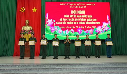 Đảng ủy Quân sự tỉnh Long An tổng kết 5 năm thực hiện Đề án 473