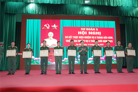 Sư đoàn 5 triển khai đồng bộ nhiệm vụ 6 tháng cuối năm 2025