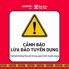 Cảnh báo lừa đảo giả mạo tuyển dụng Viettel