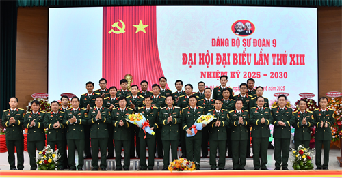Sư đoàn 9 tổ chức thành công Đại hội đại biểu Đảng bộ Sư đoàn lần thứ XIII, nhiệm kỳ 2025–2030