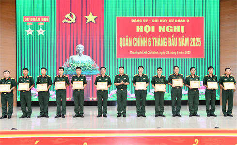 Sư đoàn 9 hoàn thành tốt nhiệm vụ 6 tháng đầu năm 2025