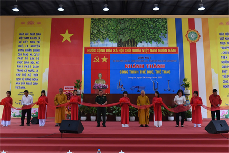 Khánh thành công trình thể dục, thể thao tại chùa Pháp Minh và chùa Linh Nguyên