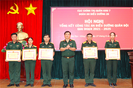 Đoàn An điều dưỡng 28 tổng kết công tác An điều dưỡng Quân đội giai đoạn 2021 - 2025