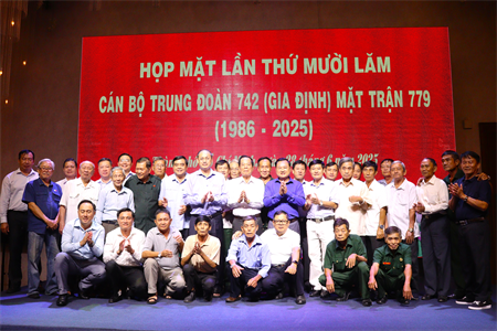Trung đoàn 742, Mặt trận 779 họp mặt truyền thống lần thứ XV