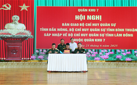 Bộ CHQS tỉnh Lâm Đồng nhanh chóng ổn định tổ chức, hoàn thành tốt mọi nhiệm vụ