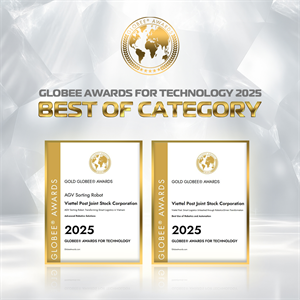 Viettel Post giành cú đúp Vàng tại Globee Awards for Technology 2025