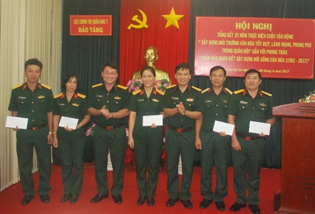 Bảo tàng Quân khu: Tổng kết 25 năm thực hiện cuộc vận động “Xây dựng môi trường văn hóa tốt đẹp, lành mạnh, phong phú trong Quân đội”