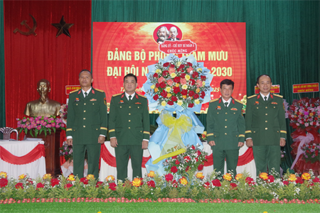 Đảng bộ Phòng Tham mưu, Sư đoàn 5 tổ chức thành công Đại hội nhiệm kỳ 2025 - 2030